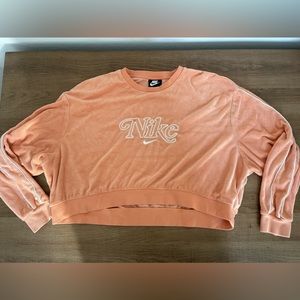 Nike cropped sweatshirt